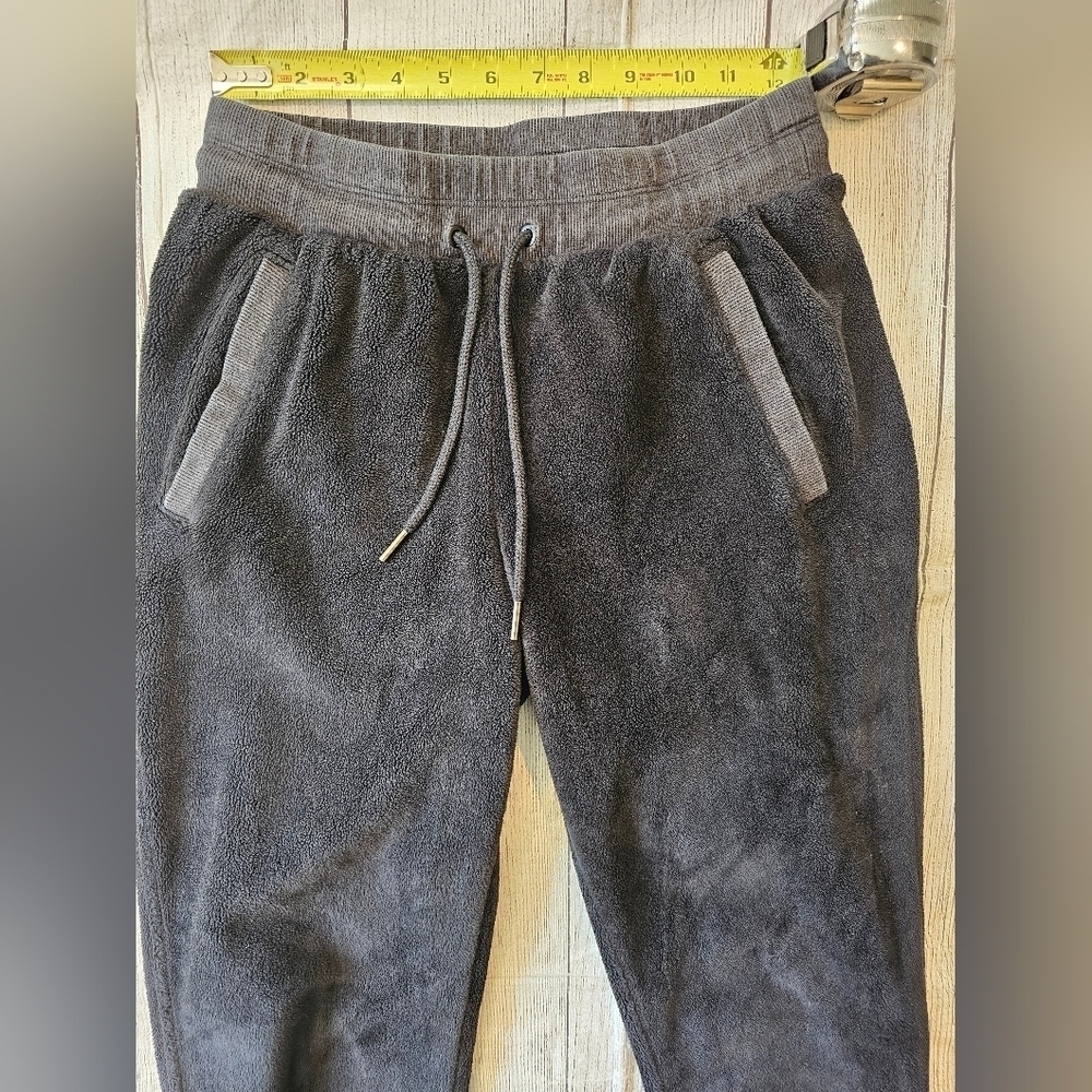 Athleta Size XS Recover Cozy Jogger Pull On Black Fleece w/ Pockets Super Warm! - Picture 8 of 10